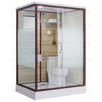 Prefab Modular Bathroom Pod With Portable Bathroom Shower Cabin Stall