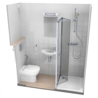 ISO Approval Modern All In One Toilet Pod Prefabricated Bathroom Modular Pod For Hotel